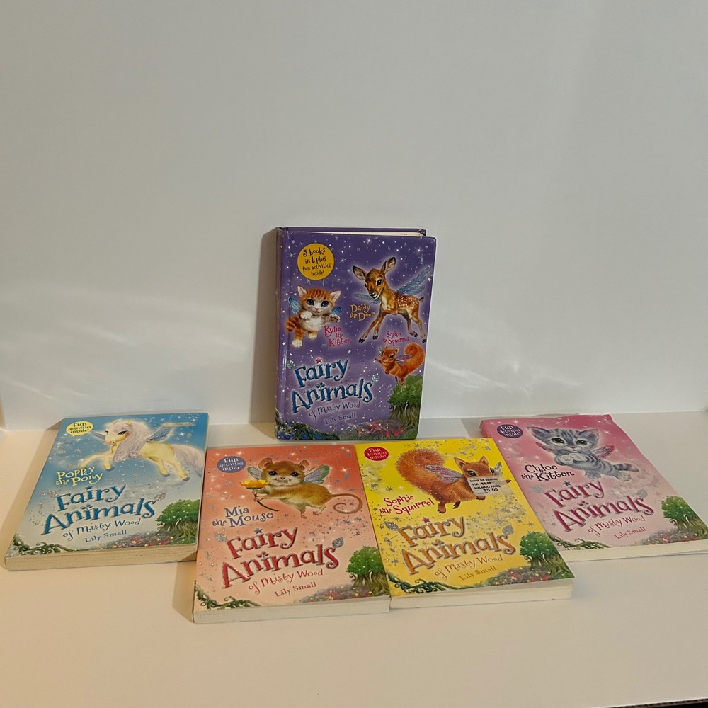 Lot of 5 Fairy Animal Books by‎ Lily Small